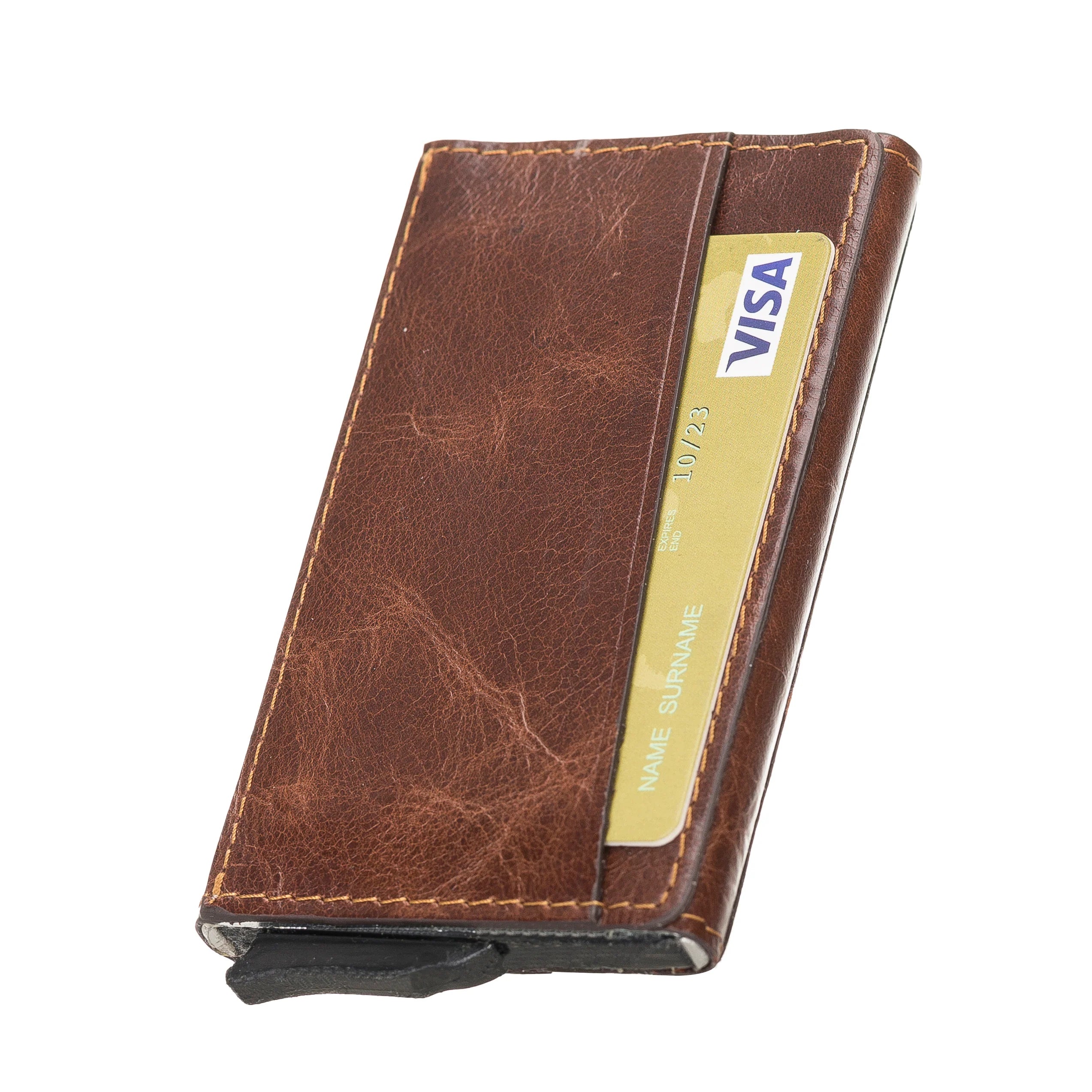 Torres Genuine Leather Pop-up Card Holder