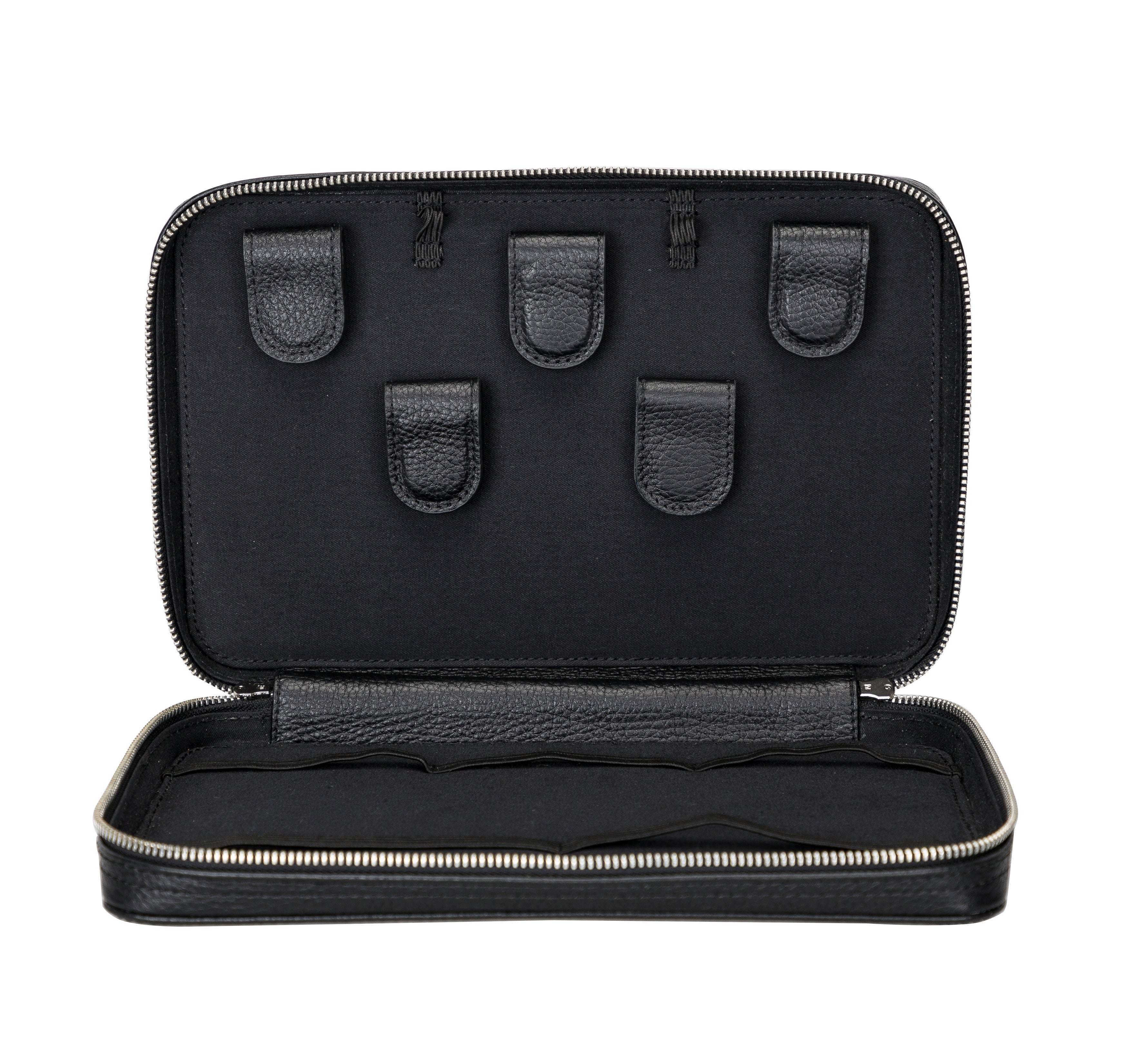 Orbex Genuine Leather Travel Cable Organizer