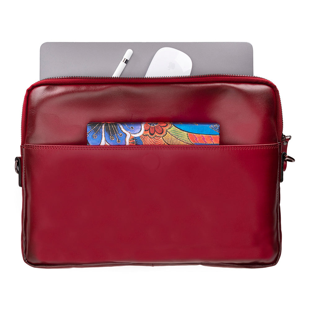 Leeds Slim Genuine Leather Laptop / Tablet Sleeve