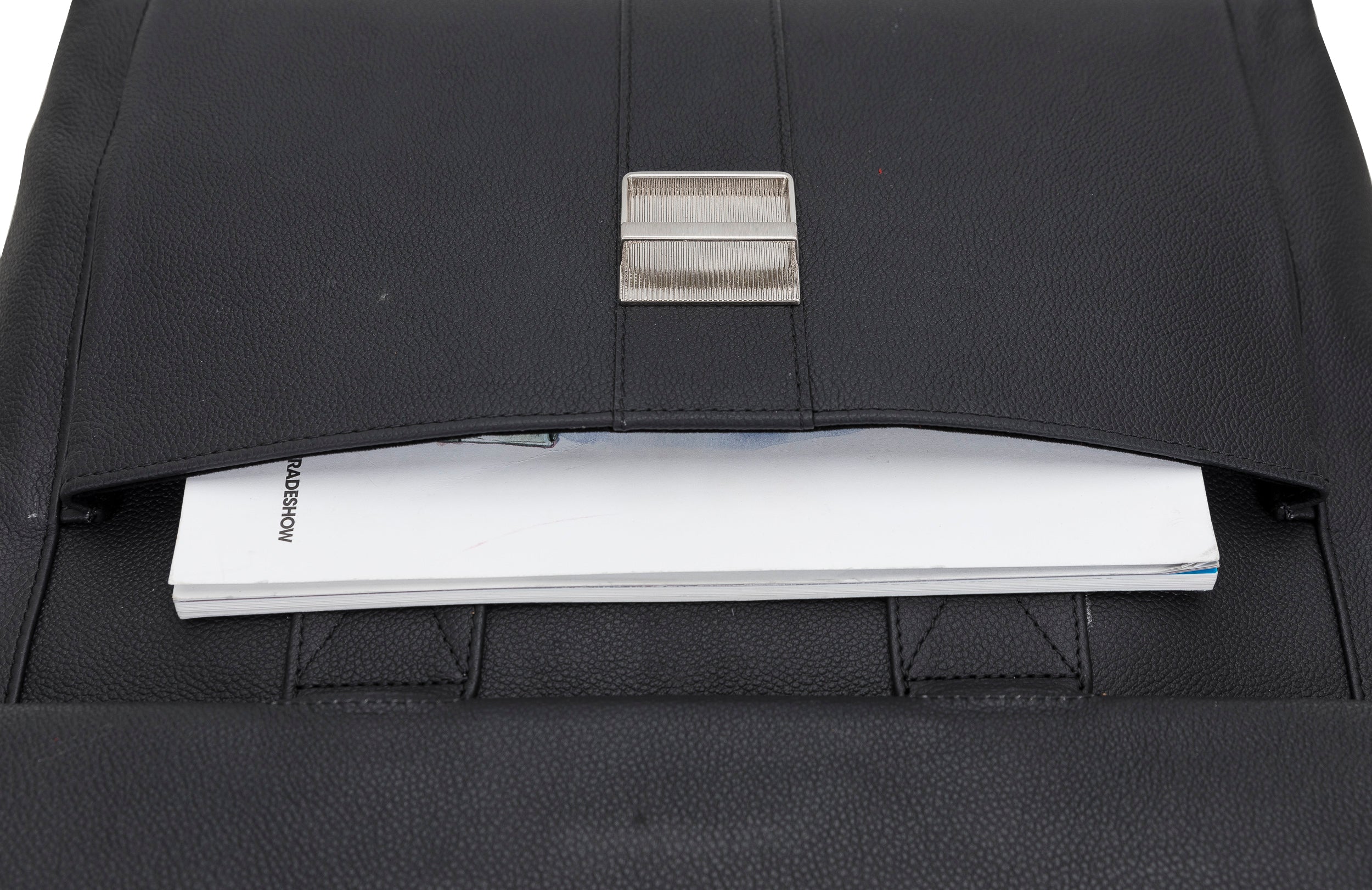 Wizard Genuine Leather Business Briefcase / Laptop Case 14"