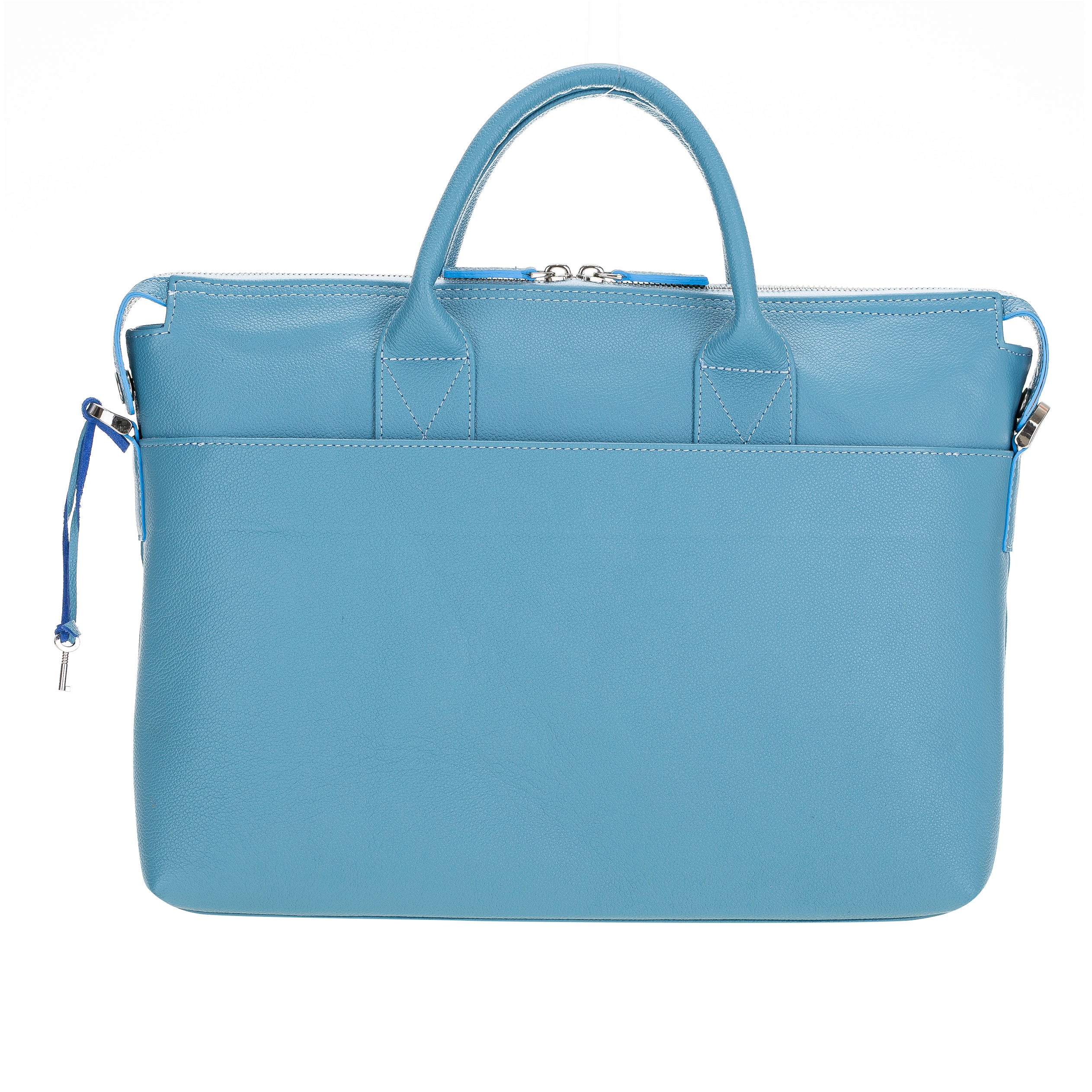 Wizard Genuine Leather Business Briefcase / Laptop Case 14"