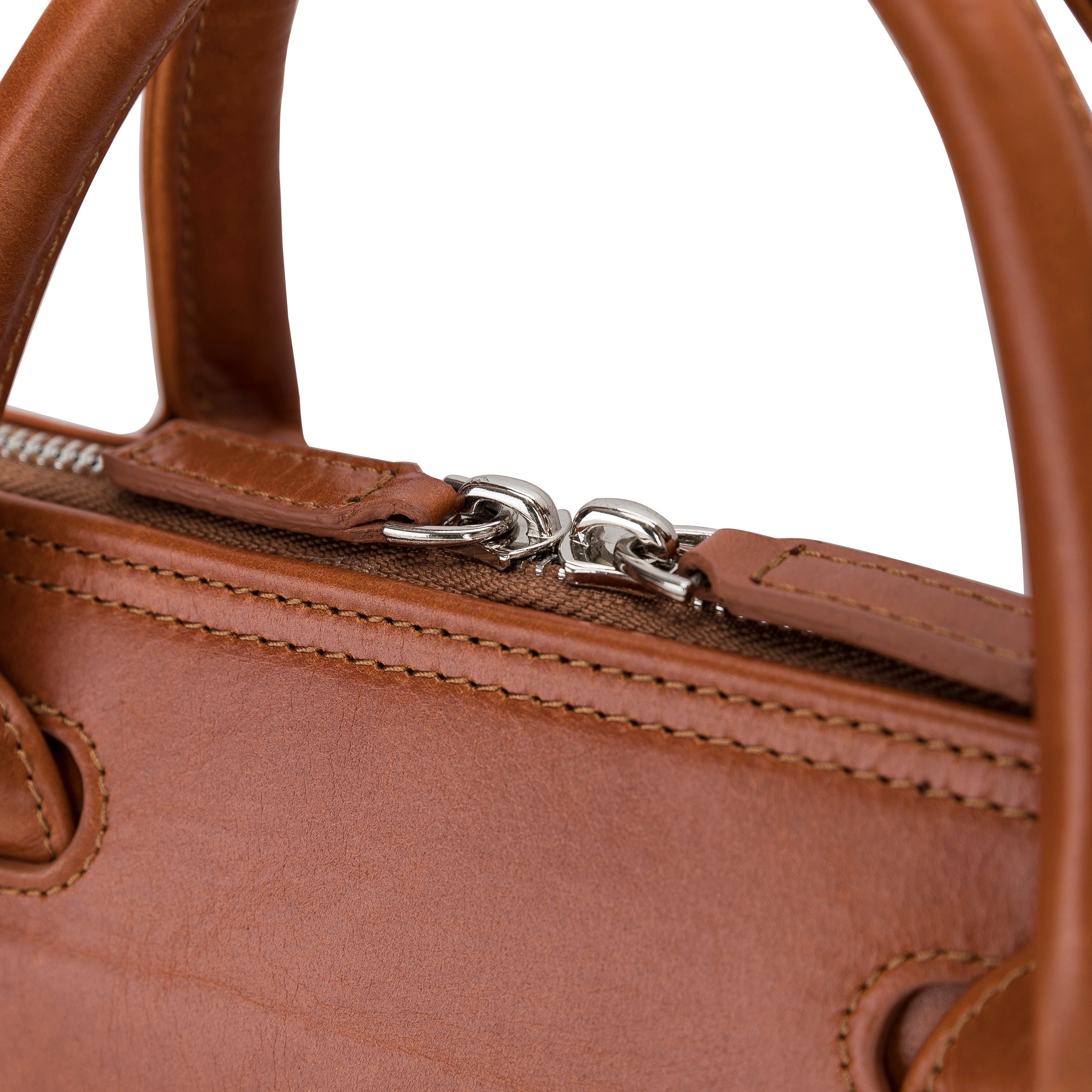 Wizard Genuine Leather Business Briefcase / Laptop Case 14"