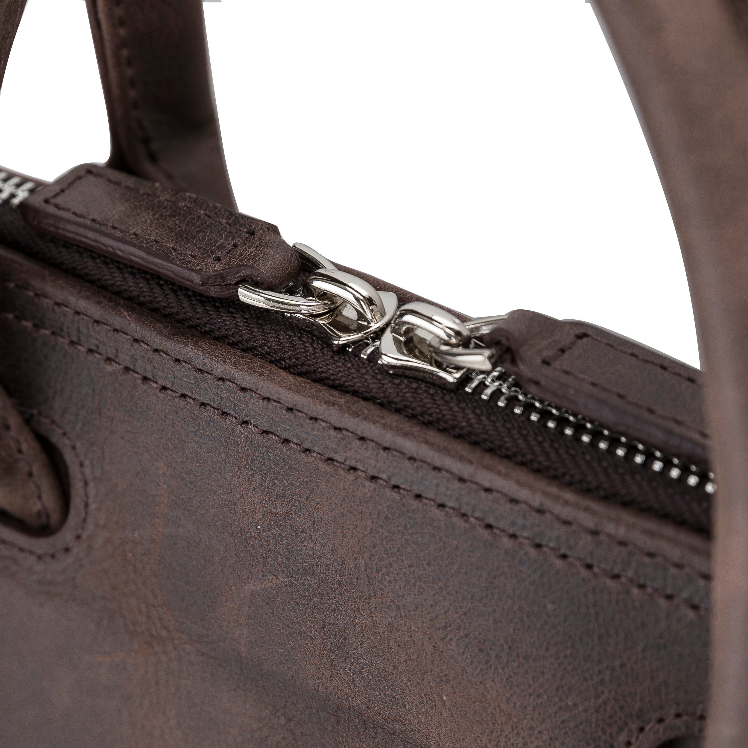 Wizard Genuine Leather Business Briefcase / Laptop Case 14"