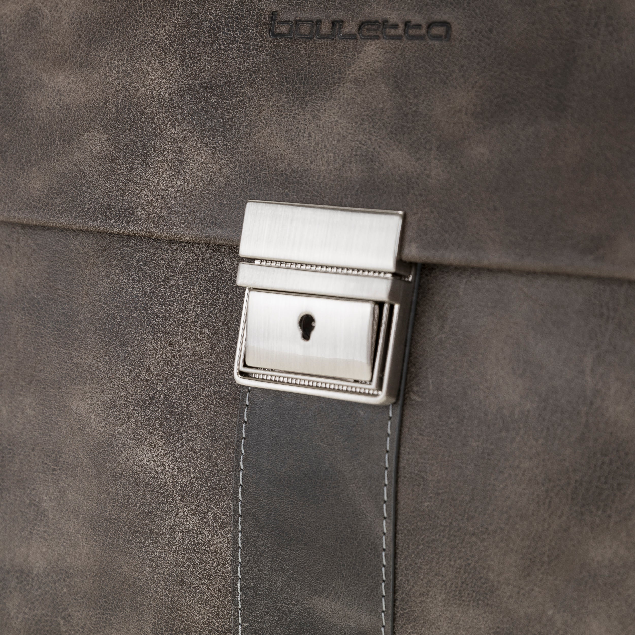 Wizard Genuine Leather Business Briefcase / Laptop Case 14"