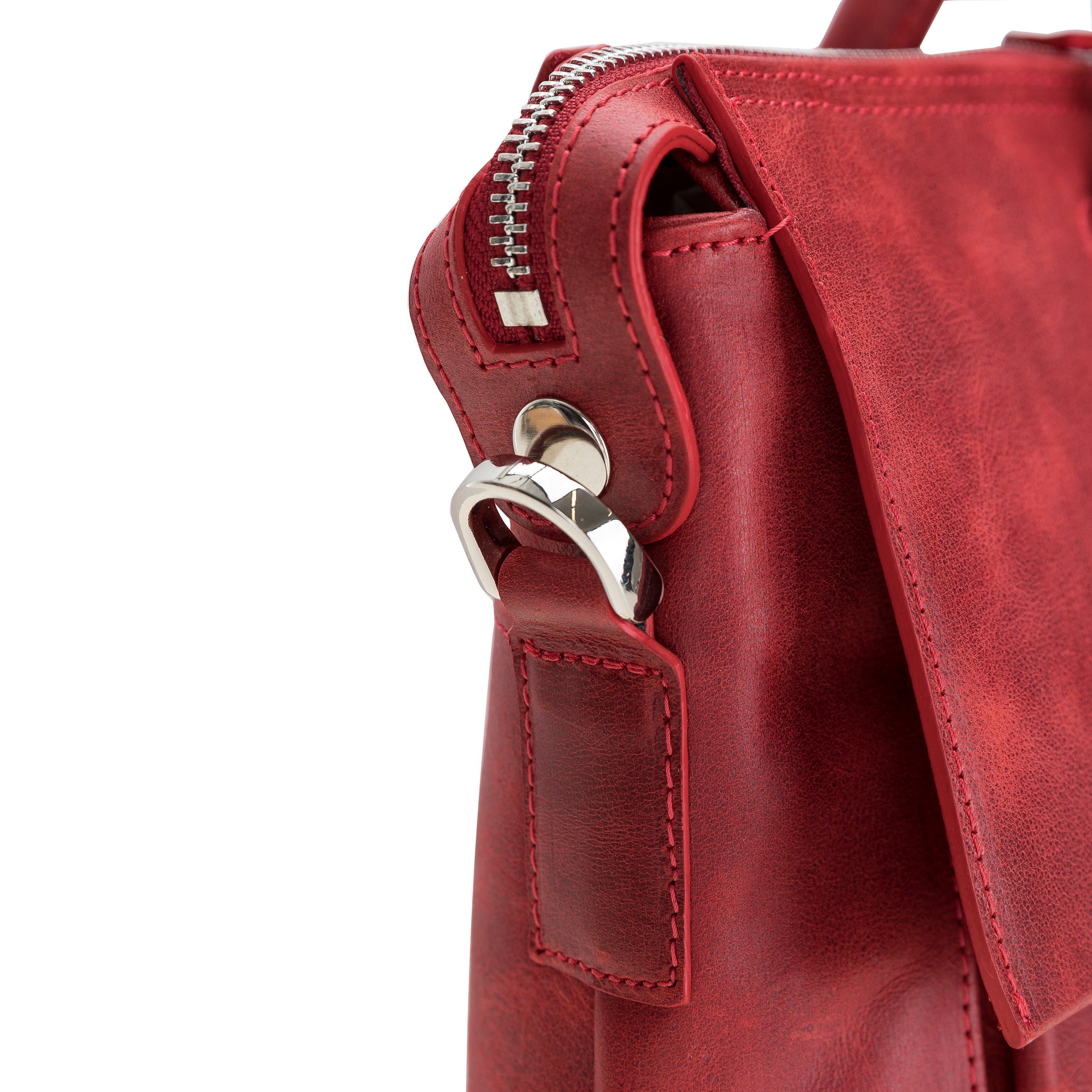 Wizard Genuine Leather Business Briefcase / Laptop Case 14"