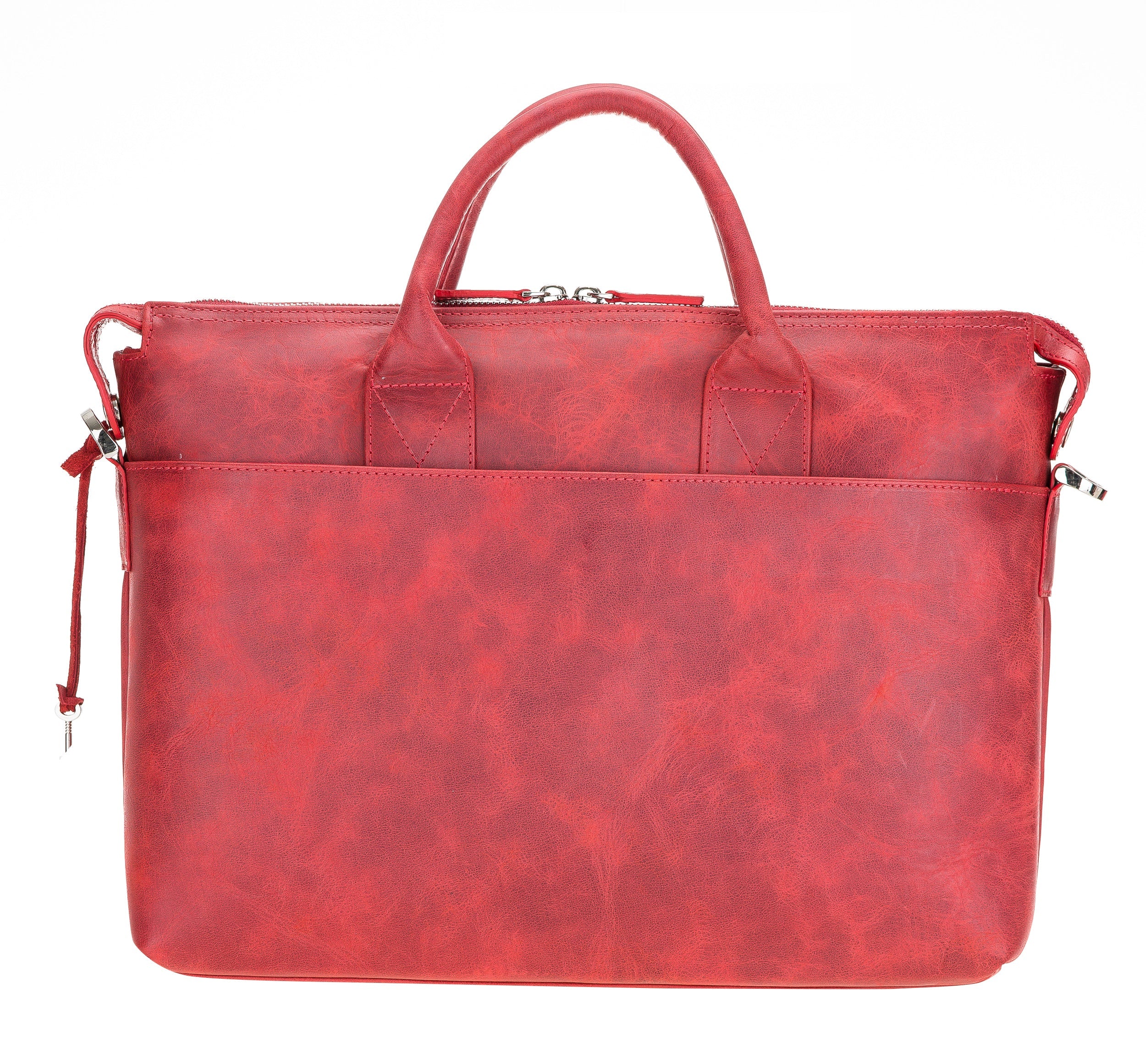 Wizard Genuine Leather Business Briefcase / Laptop Case 14"