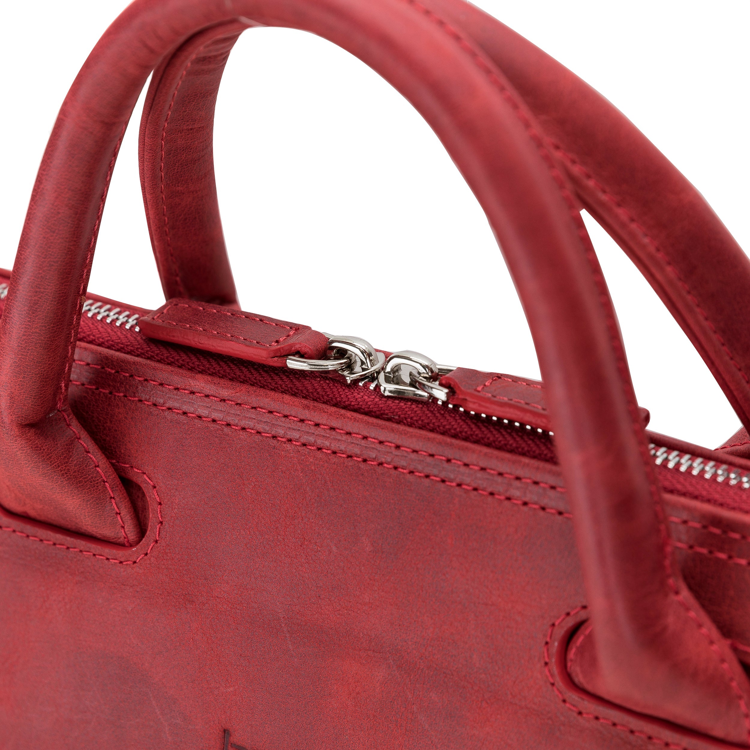 Wizard Genuine Leather Business Briefcase / Laptop Case 14"