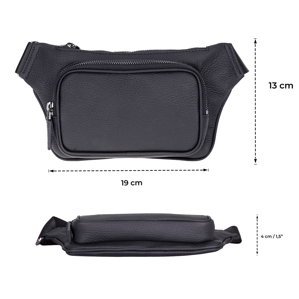 Apex Genuine Leather Waist Bag