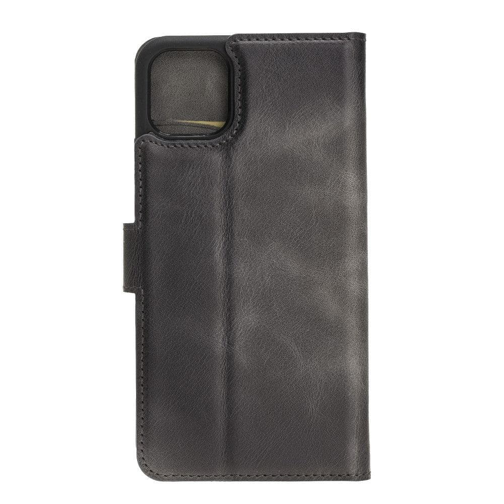 Magic iPhone 11 Genuine Leather Detachable Wallet Case
