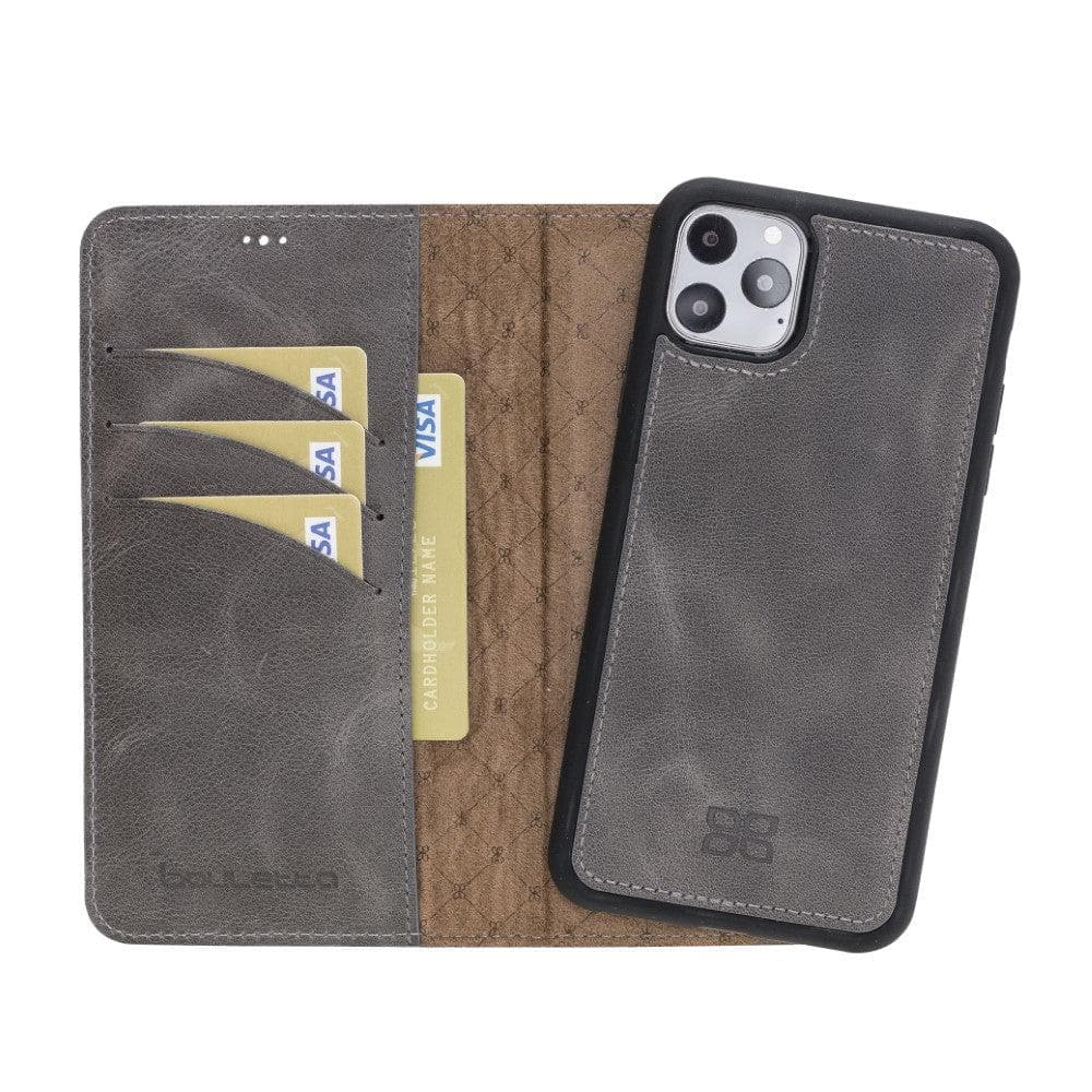 Magic iPhone 11 Pro Genuine Leather Detachable Wallet Case