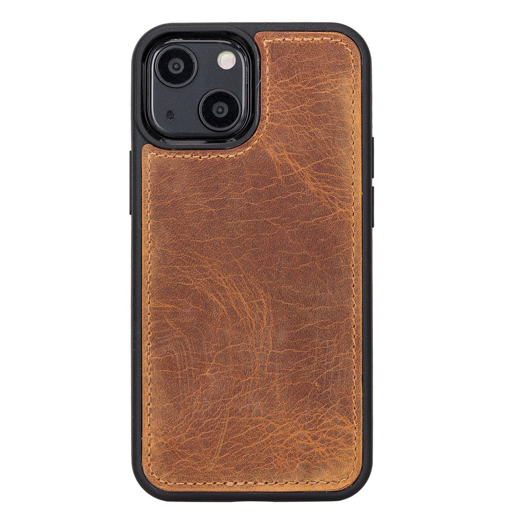 Santa iPhone 13 Mini Genuine Leather Detachable Wallet Case