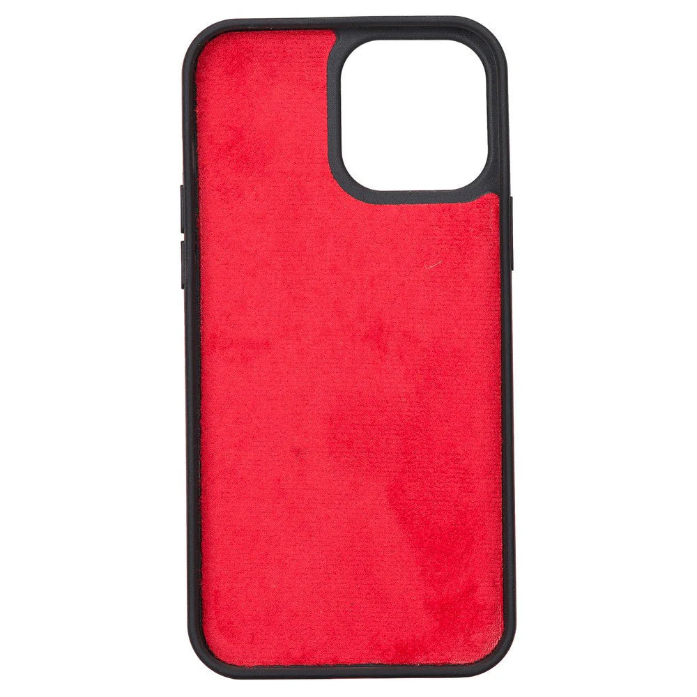 Santa iPhone 13 Pro Max Genuine Leather Detachable Wallet Case