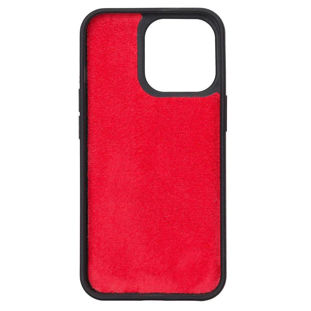 Santa iPhone 13 Pro Genuine Leather Detachable Wallet Case