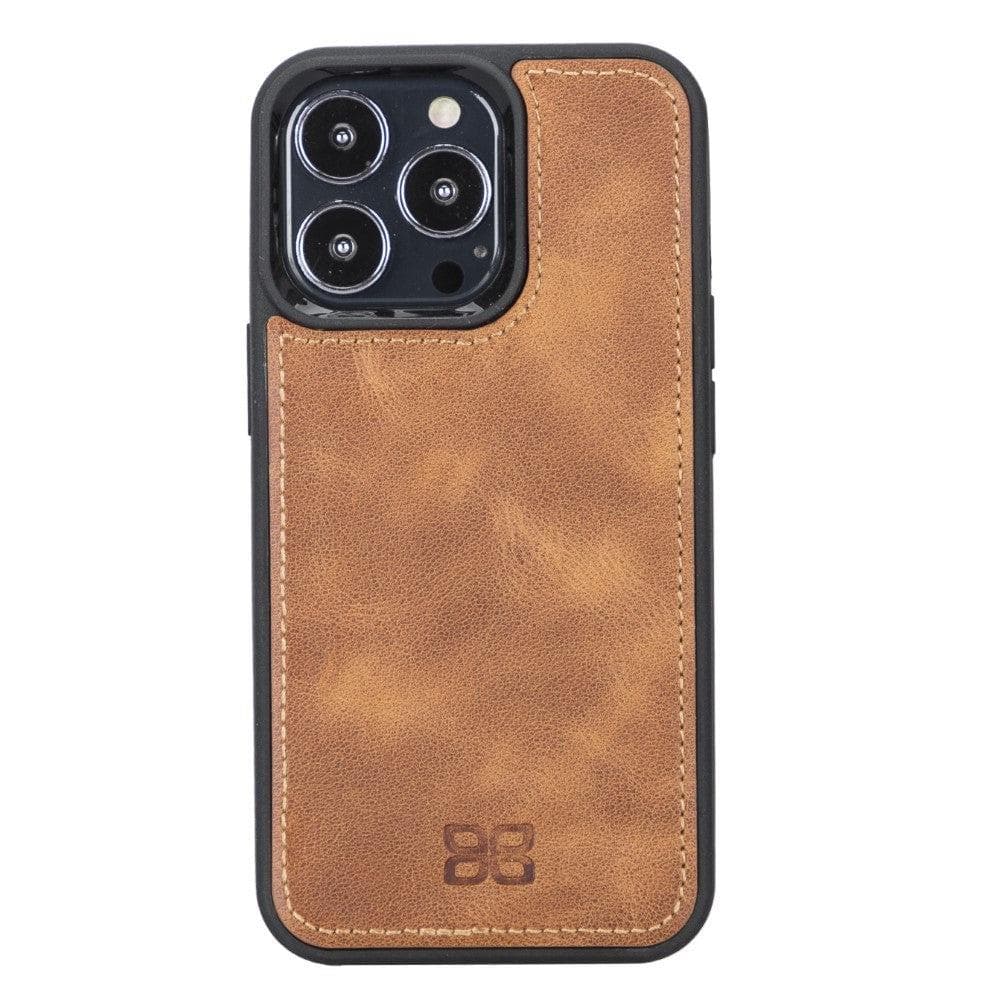 Magic iPhone 13 Mini Detachable Genuine Leather Wallet Case