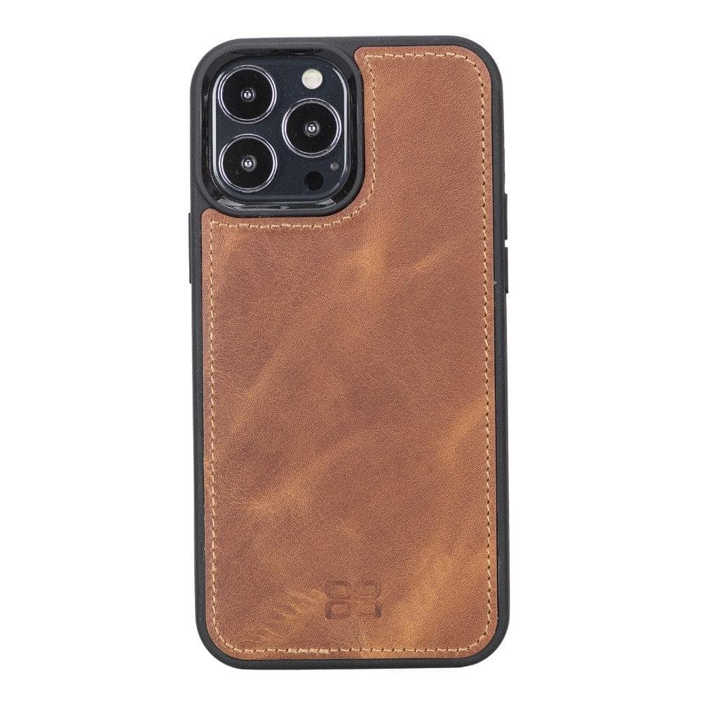 Magic iPhone 13 Pro Detachable Genuine Leather Wallet Case