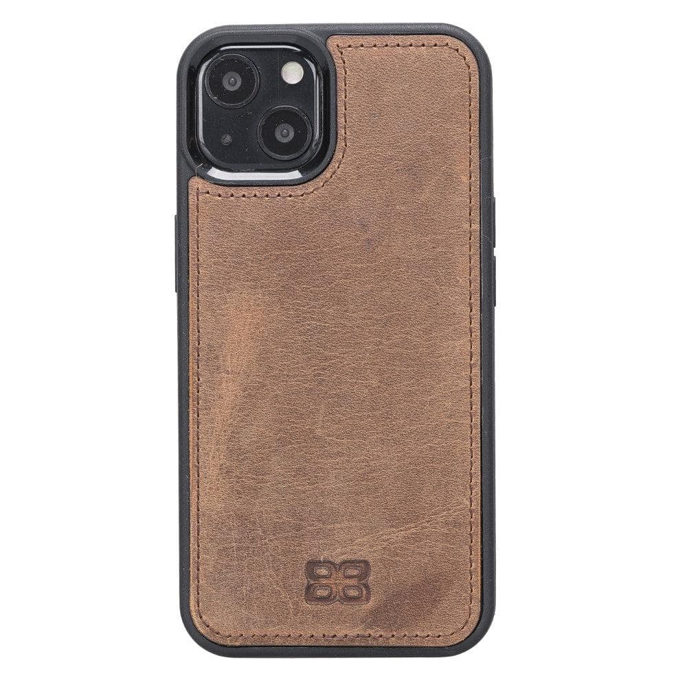 Magic iPhone 13 Mini Detachable Genuine Leather Wallet Case