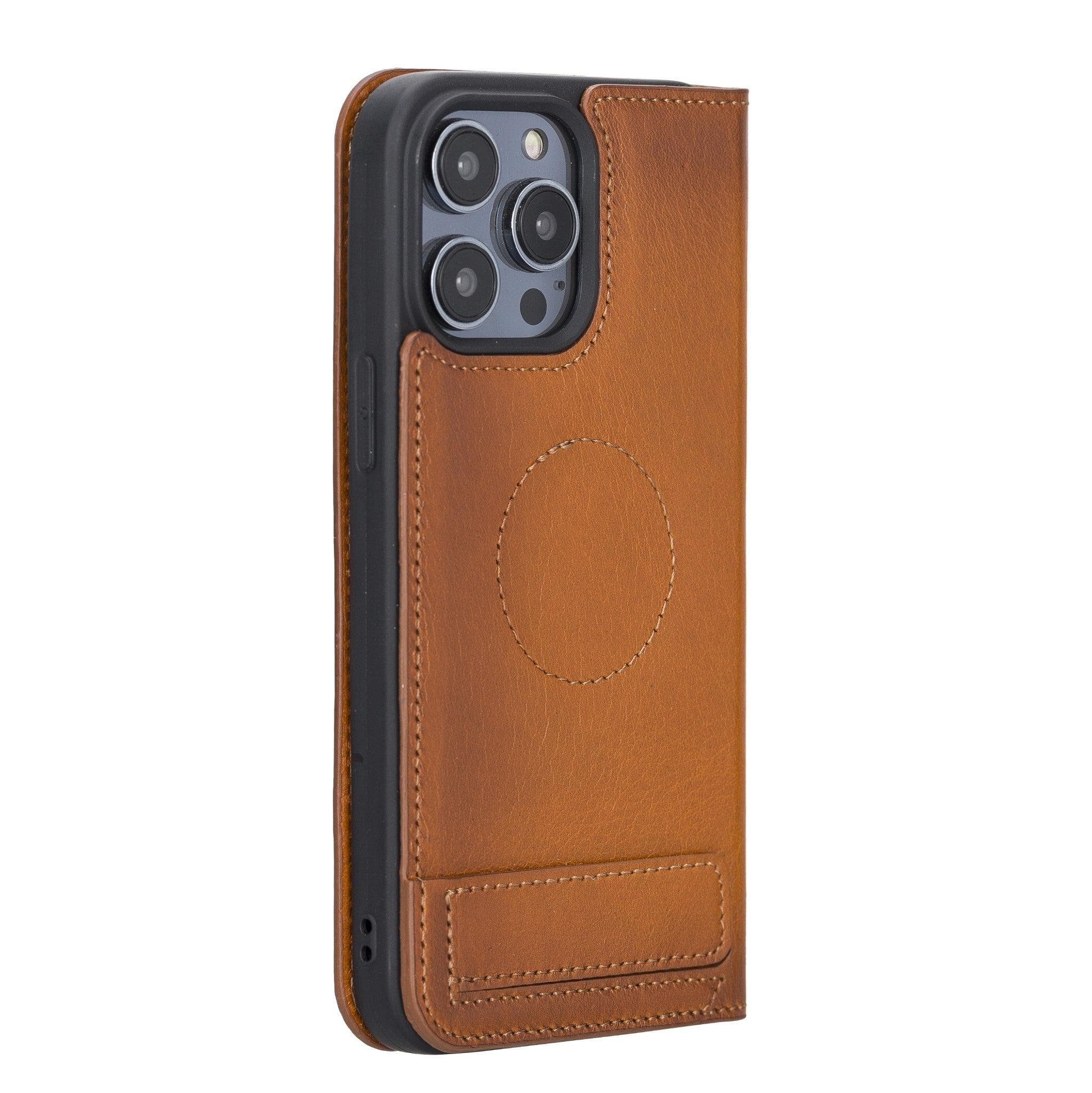 Brooks iPhone 14 Pro Genuine Leather Wallet Case