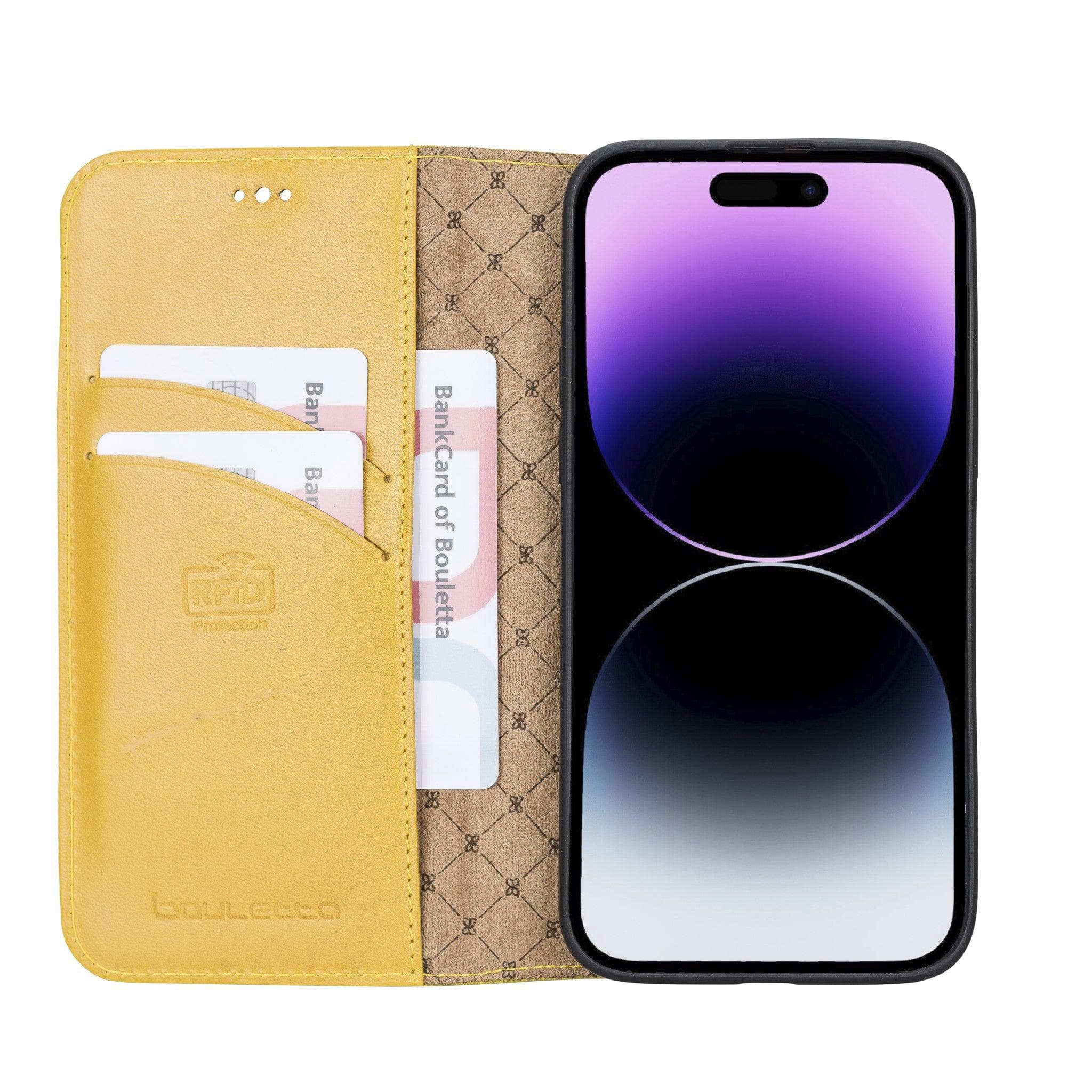 Brooks iPhone 14 Plus Genuine Leather Wallet Case