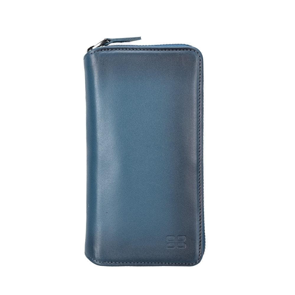 Pouch Magic iPhone 14 Plus Detachable Genuine Leather Wallet Case