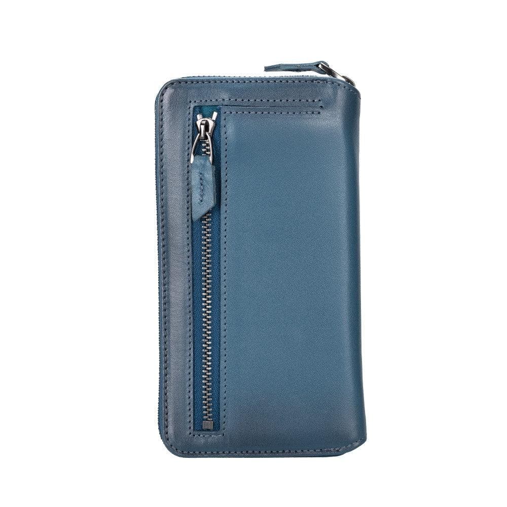 Pouch Magic iPhone 14 Plus Detachable Genuine Leather Wallet Case