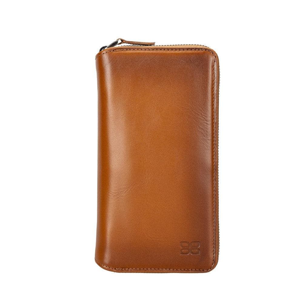 Pouch Magic iPhone 14 Detachable Genuine Leather Wallet Case