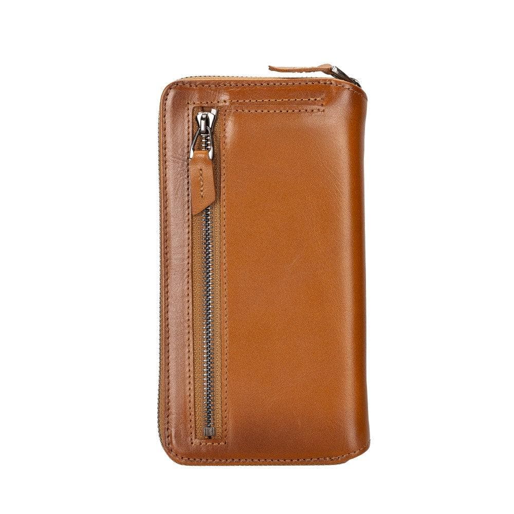 Pouch Magic iPhone 14 Detachable Genuine Leather Wallet Case