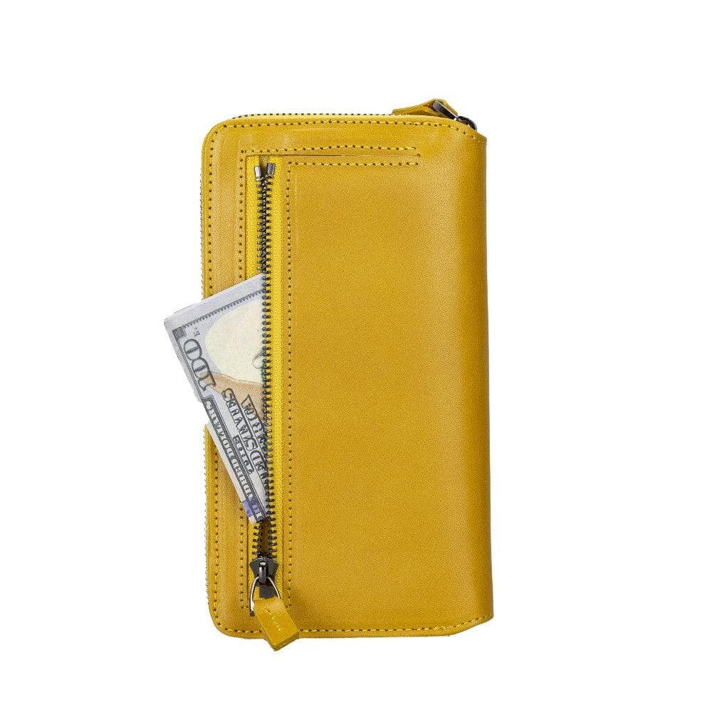 Pouch Magic iPhone 14 Pro Max Detachable Genuine Leather Wallet Case