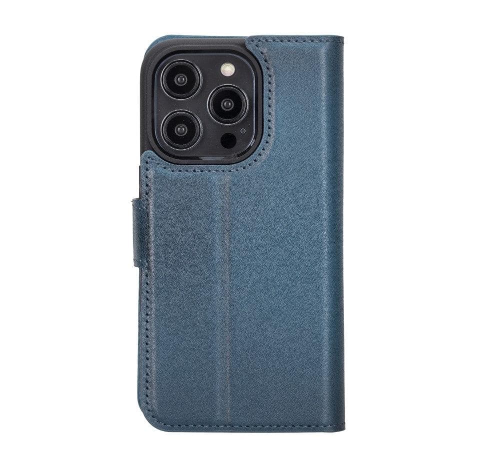 Magic iPhone 14 Pro Max Detachable Genuine Colorful Leather Wallet Case