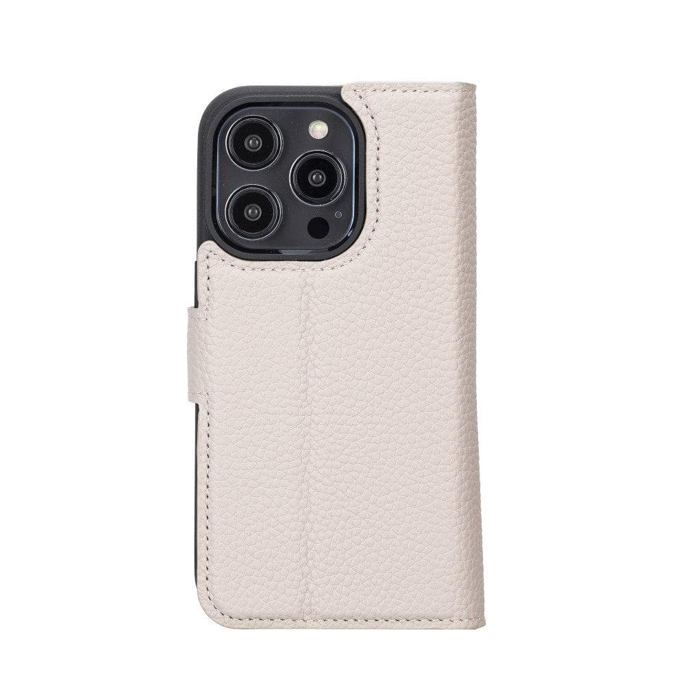 Magic iPhone 14 Pro Max Detachable Genuine Colorful Leather Wallet Case
