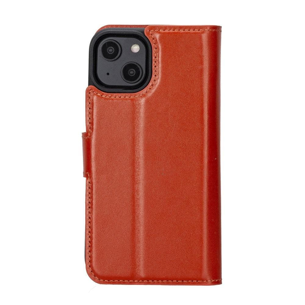 Magic iPhone 14 Plus Detachable Genuine Colorful Leather Wallet Case