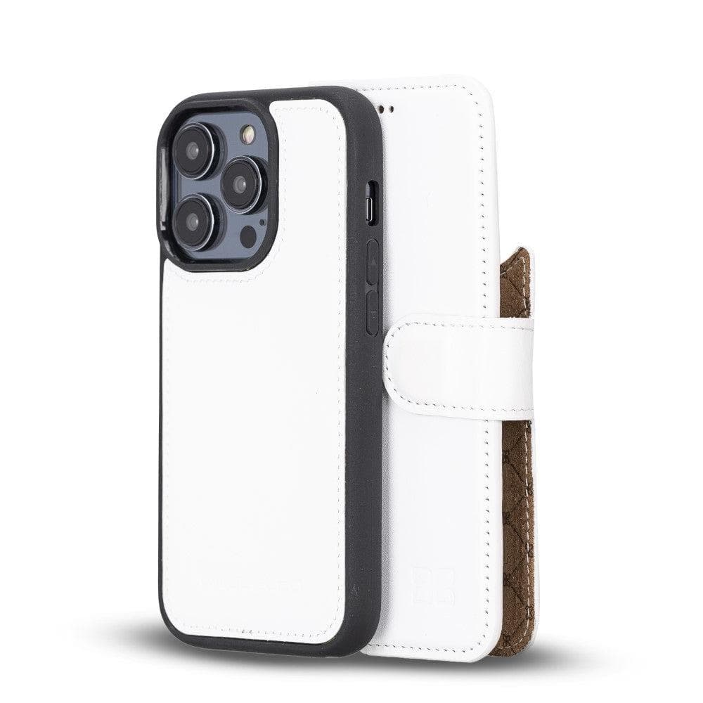 Magic iPhone 14 Pro Max Detachable Genuine Colorful Leather Wallet Case