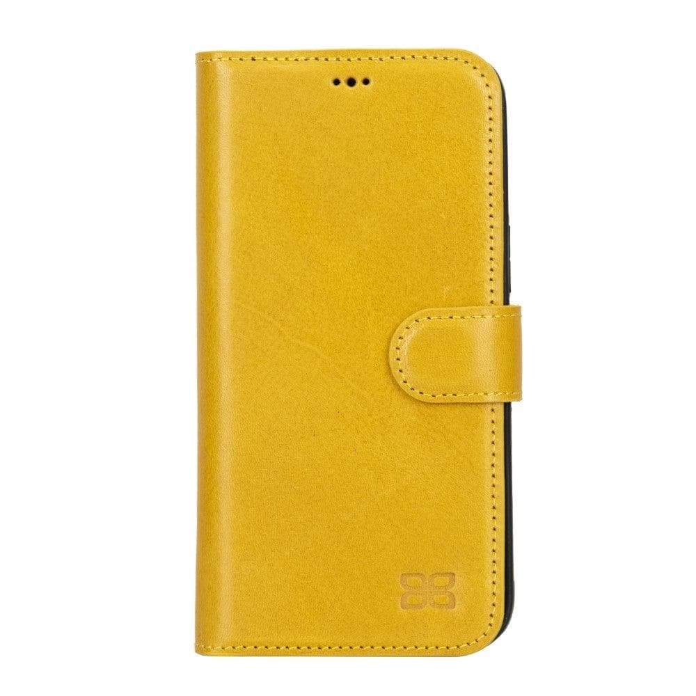 Magic iPhone 14 Detachable Genuine Colorful Leather Wallet Case
