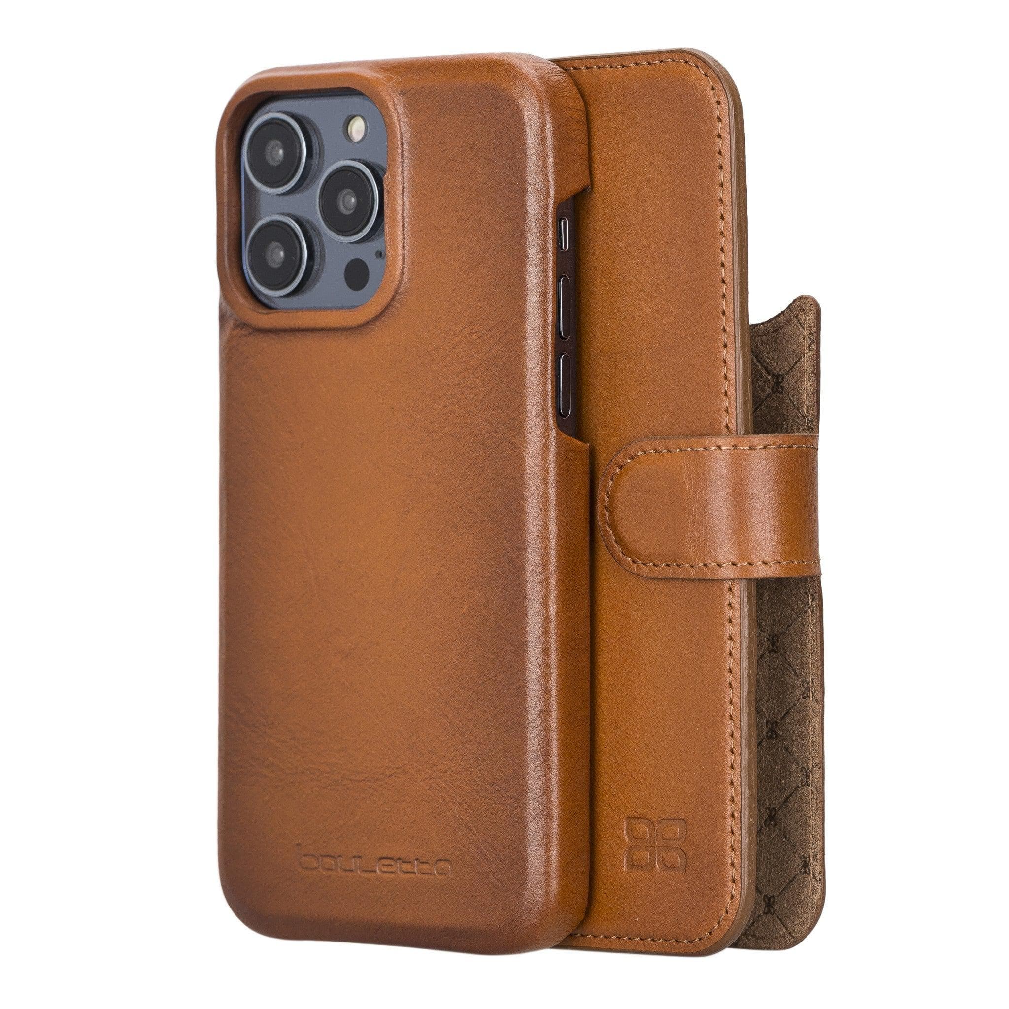 F360 Magic Genuine Leather iPhone 14 Detachable Wallet Case