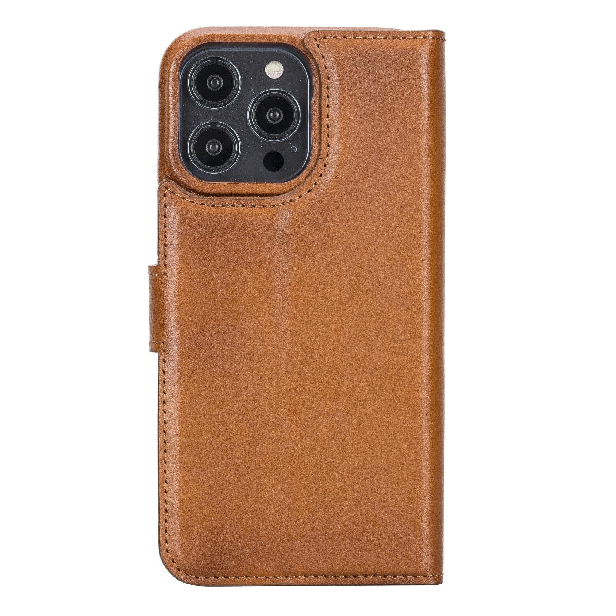F360 Magic Genuine Leather iPhone 14 Plus Detachable Wallet Case