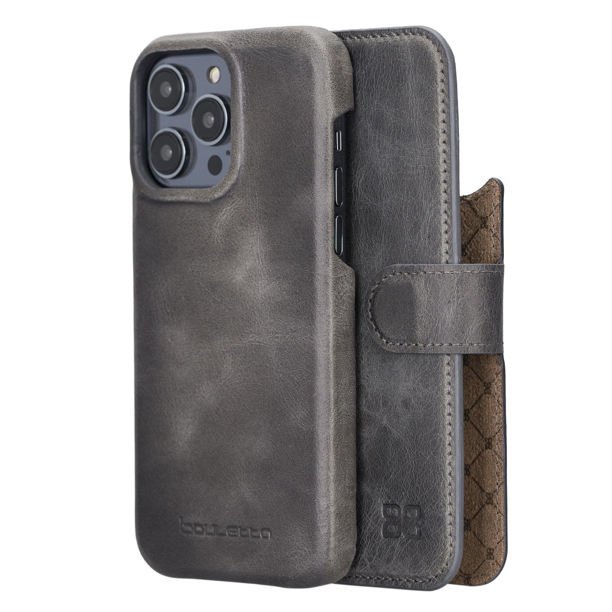 F360 Magic Genuine Leather iPhone 14 Detachable Wallet Case