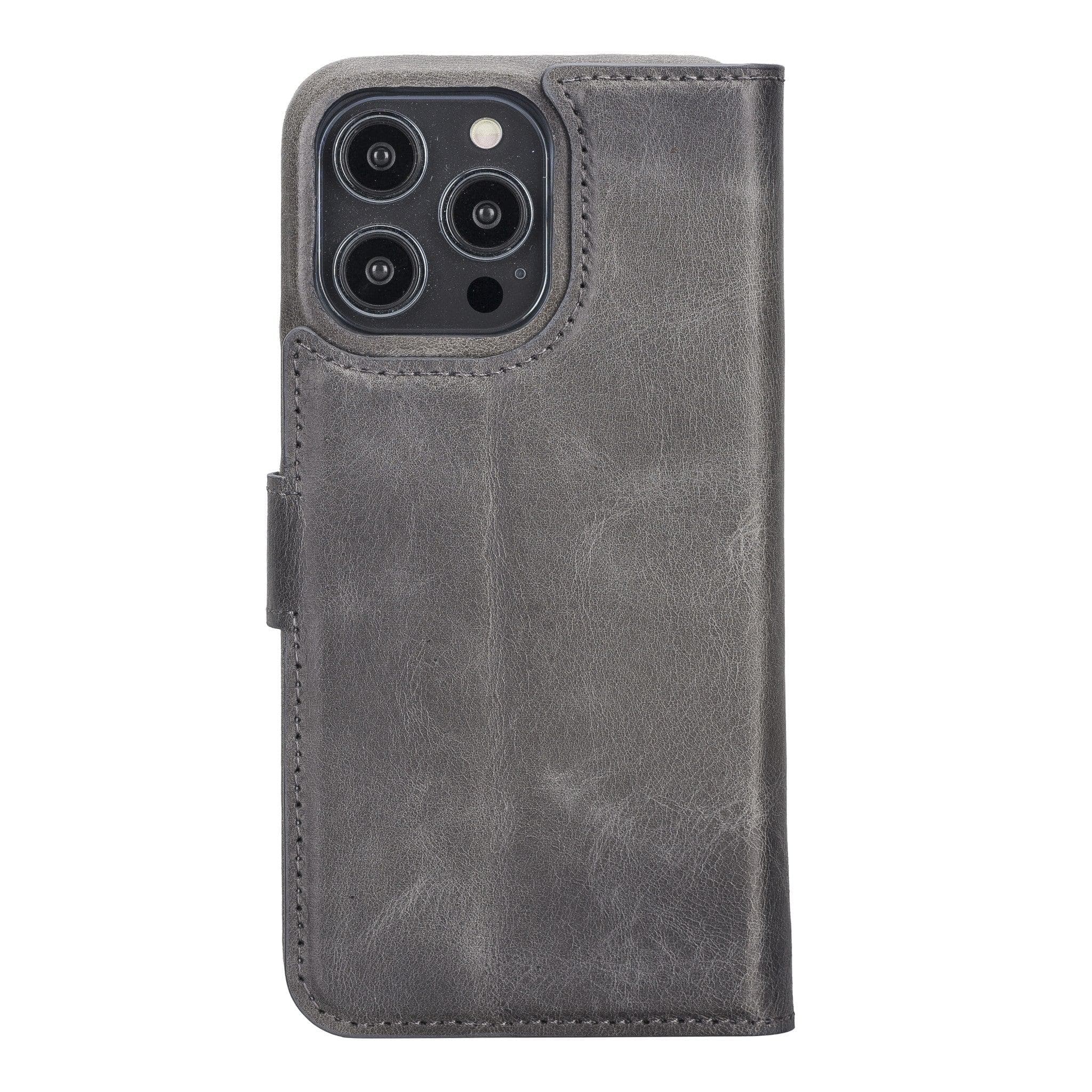 F360 Magic Genuine Leather iPhone 14 Plus Detachable Wallet Case