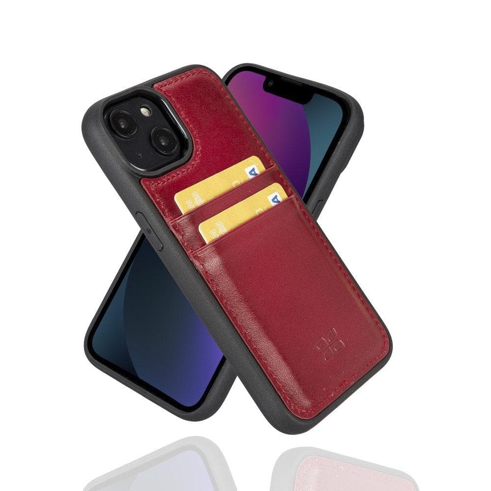 Flex Cover Genuine Leather iPhone 14 Pro Case with Card Holder
