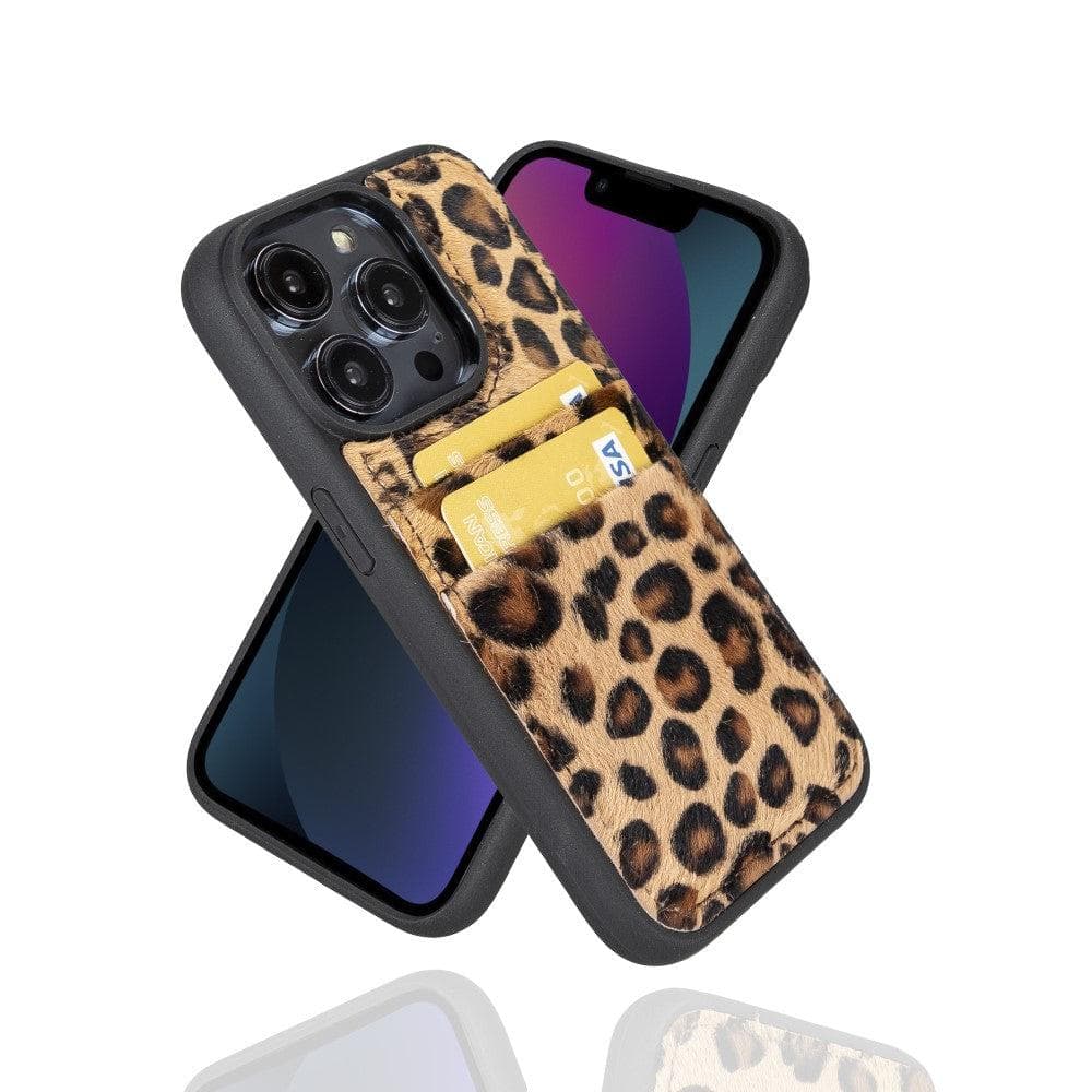 Flex Cover Genuine Leather iPhone 14 Pro Max Case with Card Holder