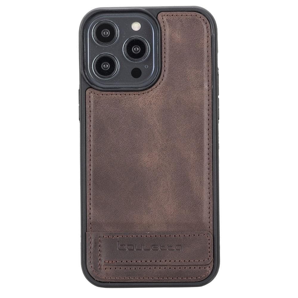 Flex Base Genuine Leather iPhone 14 Pro Case with Stand