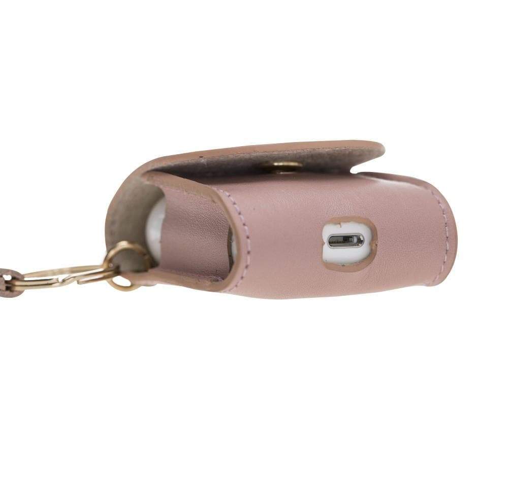 Mai Snap AirPods 1 and AirPods 2 Genuine Leather Case with Hook