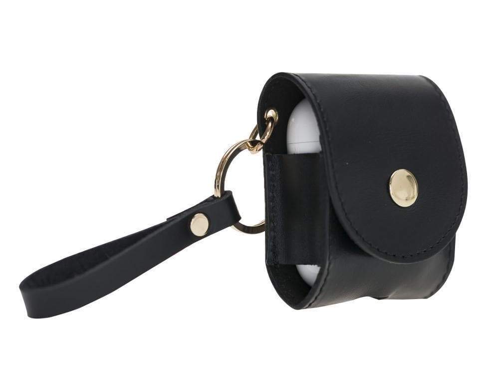 Mai Snap AirPods 1 and AirPods 2 Genuine Leather Case with Hook