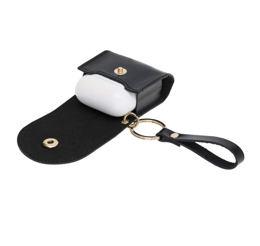 Mai Snap AirPods 1 and AirPods 2 Genuine Leather Case with Hook