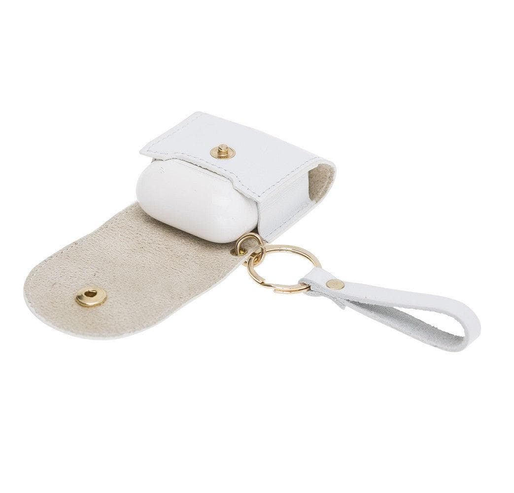 Mai Snap AirPods 1 and AirPods 2 Genuine Leather Case with Hook