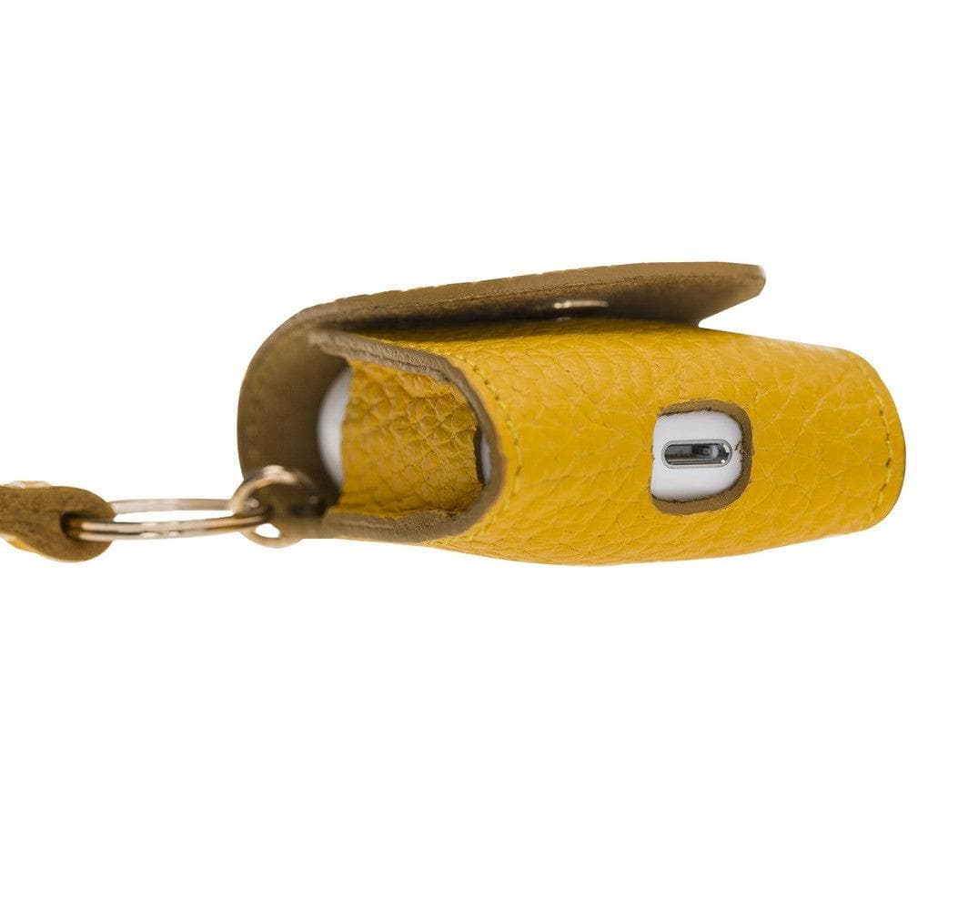 Mai Snap AirPods 1 and AirPods 2 Genuine Leather Case with Hook