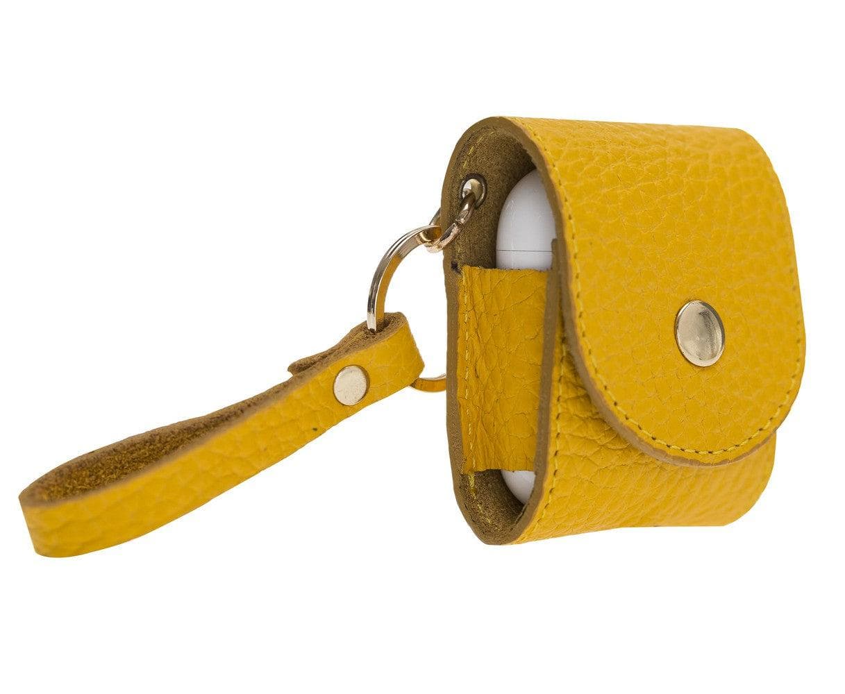 Mai Snap AirPods 1 and AirPods 2 Genuine Leather Case with Hook