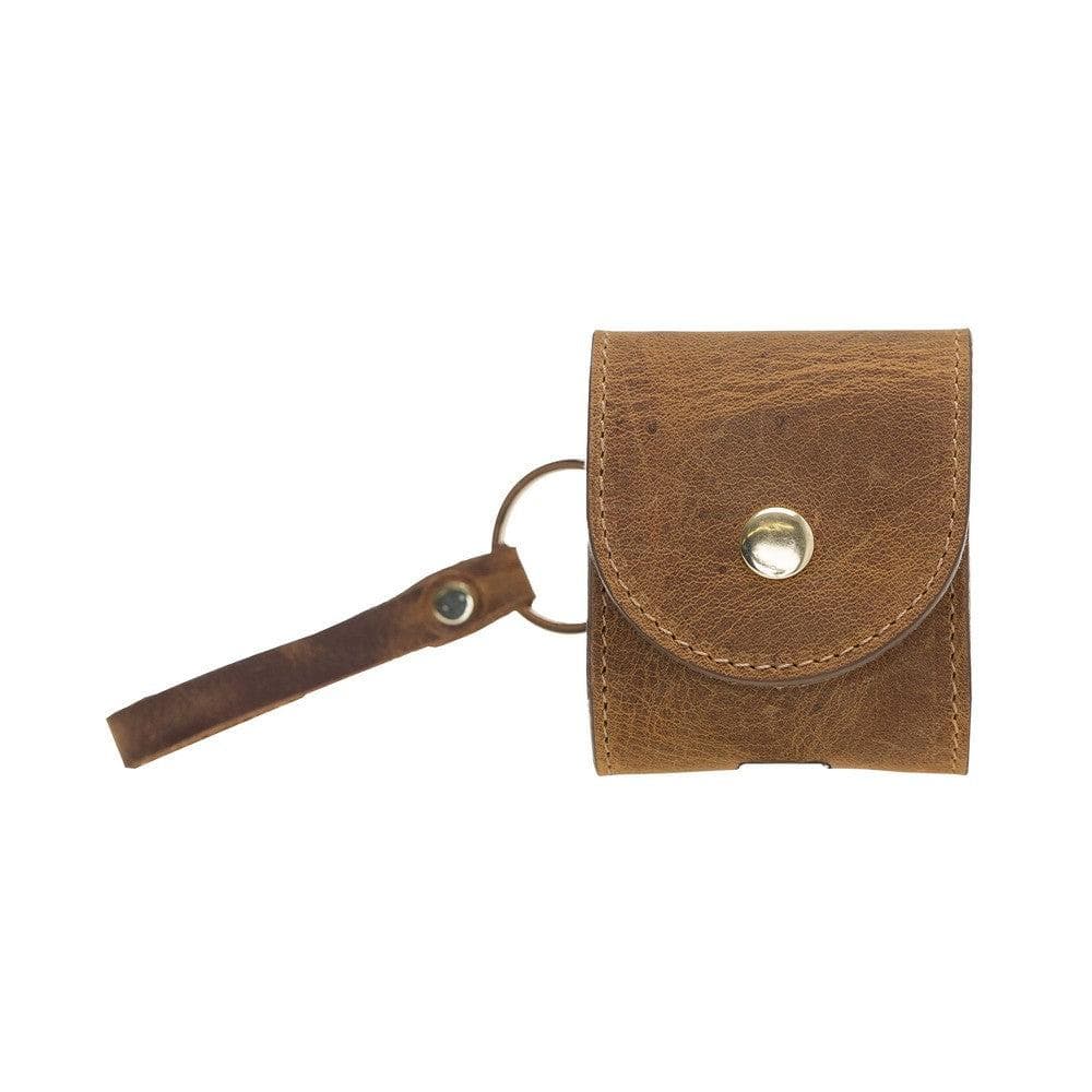 Mai Snap AirPods 1 and AirPods 2 Genuine Leather Case with Hook