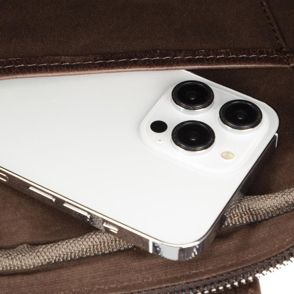 Apollo Genuine Leather Business Briefcase / Laptop Case 14"