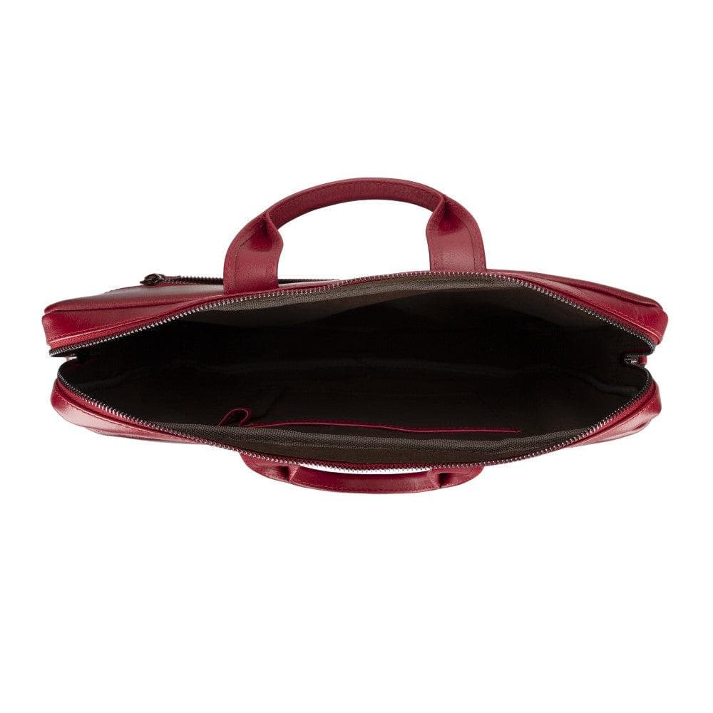 Apollo Genuine Leather Business Briefcase / Laptop Case 14"