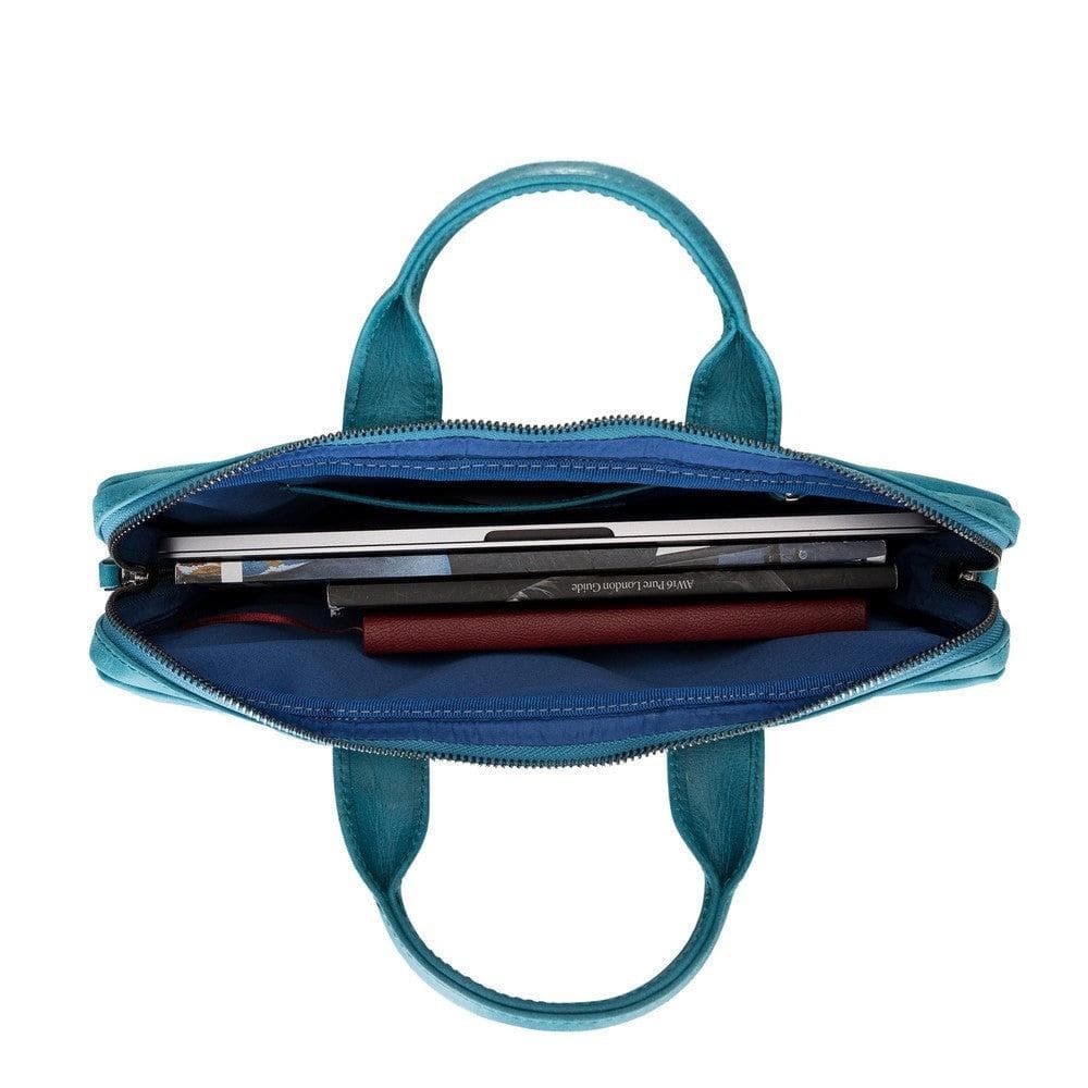 Apollo Genuine Leather Business Briefcase / Laptop Case 14"