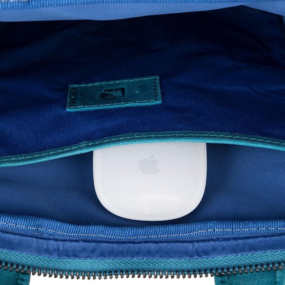 Apollo Genuine Leather Business Briefcase / Laptop Case 14"